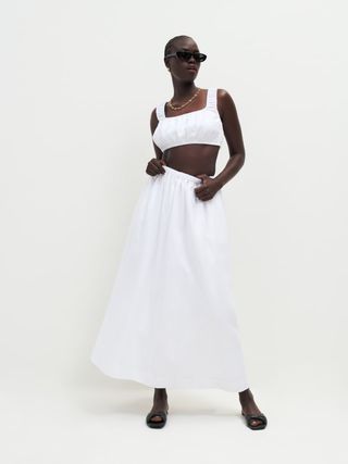 Reformation + Carine Linen Skirt