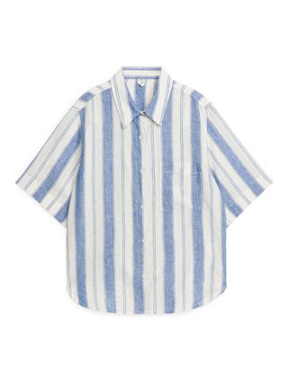 Arket + Short-Sleeved Linen Shirt