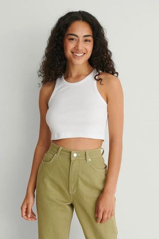 NA-KD + Organic Ribbed Cropped Tank