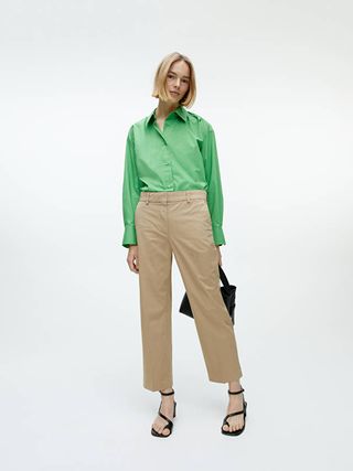 Arket + Cropped Stretch Chinos