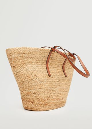 Mango + Jute Basket Bag