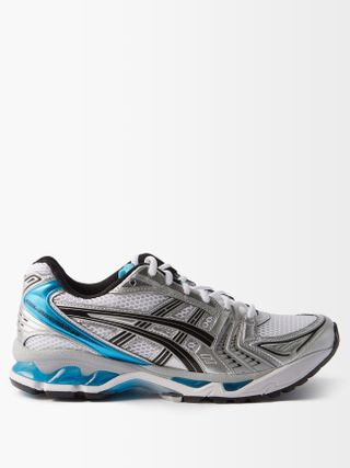 Asics + Gel-Kayano 14 Mesh and Leather Trainers