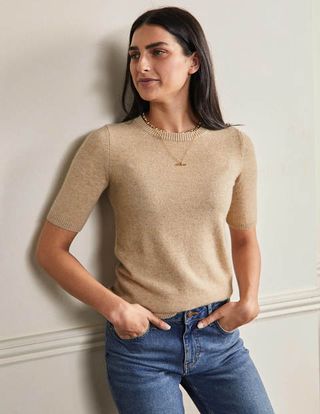 Boden + Cashmere Knitted Top