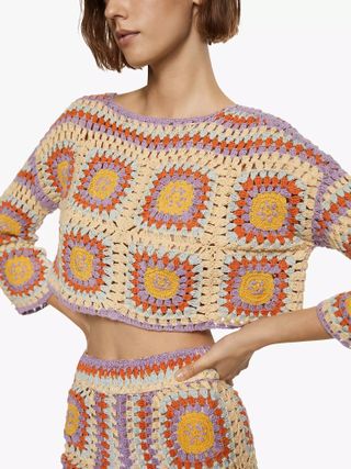 Mango + Crochet Detail Jumper