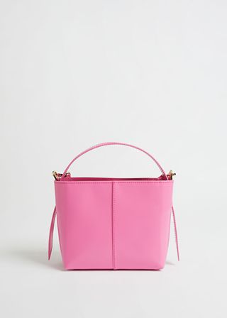 & Other Stories + Small Leather Bucket Bag