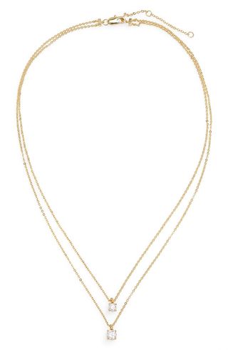 Nordstrom + Cubic Zirconia Layered Necklace