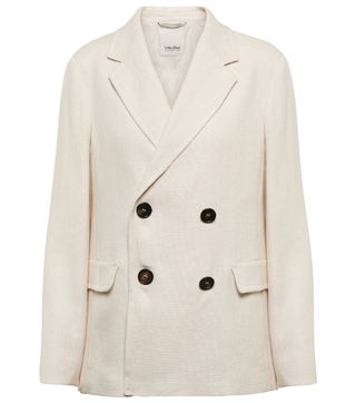 Max Mara + Oliver Linen and Cotton blazer