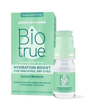 Biotrue + Hydration Boost Eye Drops for Irritated and Dry Eyes