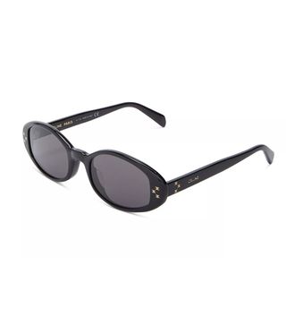 Celine + Round Sunglasses 52mm