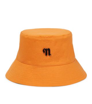 Nanushka + Caran Cotton Poplin Bucket Hat