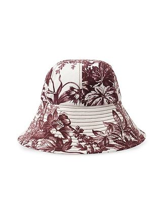 Erdem + Floral-Print Stretch-Cotton Bucket Hat