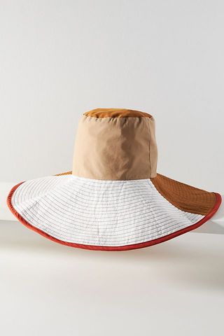 Brixton + Colorblock Long-Brim Bucket Hat