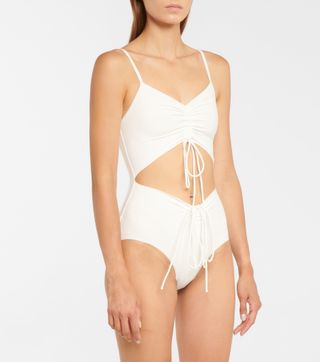 Christopher Esber + Cutout Ruched Swimsuit