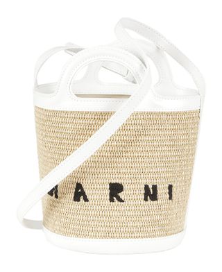 Marni + Logo Weave Shoulder Bag