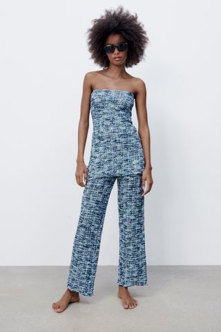 Zara + Knit Textured Top