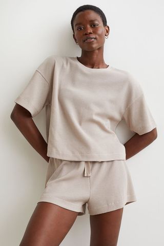 H&M + Pajama T-Shirt and Shorts