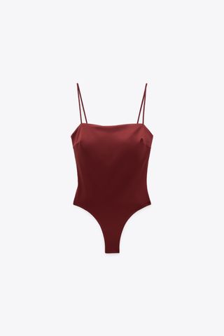 Zara + Side Tie Swimsuit