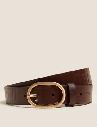 M&S Collection + Leather Jean Belt