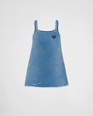 Prada + Organic Denim Mini Dress