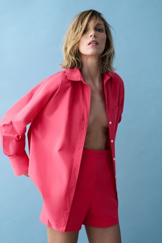 Zara + Poplin Shirt