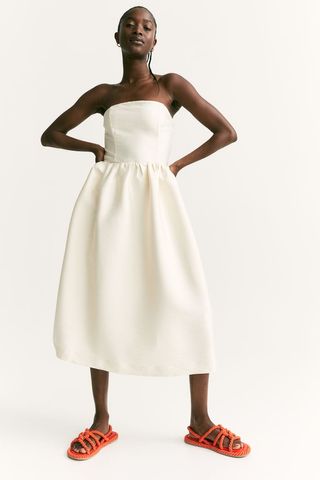 H&M + Strapless Dress