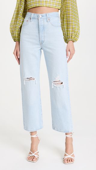 Levi's + Ribcage Straight Ankle Jeans