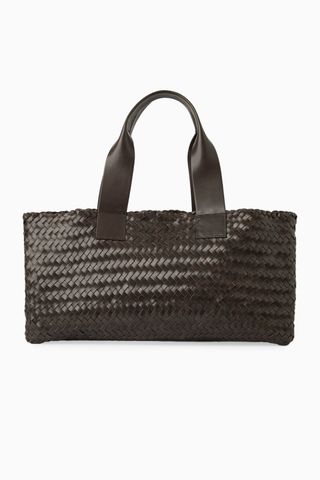 COS + Braided Leather Shoulder Bag