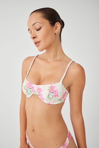 Frankies Bikinis + Pam Floral Underwire Bikini Top
