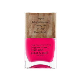Nails Inc. + 73% Plant Power Nail Polish in Candy Pink