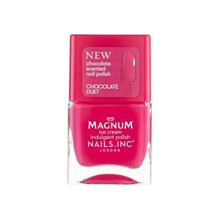 Nails Inc. x Magnum + Raspberry Swirl Nail Polish