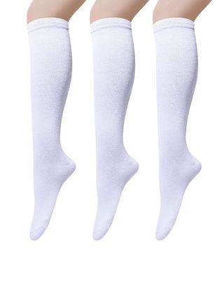 Senker + Cotton Knee High Socks - 3 Pairs