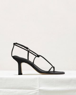 Essēn + The Strappy Sandal in Black