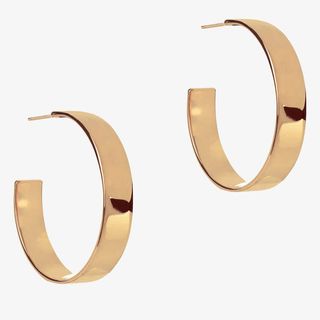 Matthew Calvin + Large Basic Hoops in Rose Gold