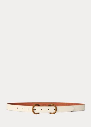 Ralph Lauren + D-Ring Leather Skinny Belt