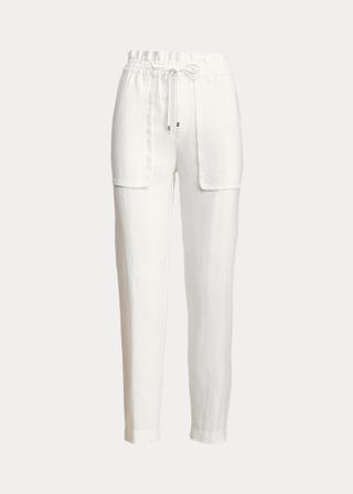 Ralph Lauren + Linen Ankle Trouser