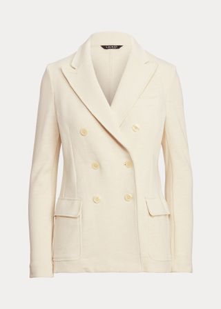 Ralph Lauren + Double-Breasted French Terry Blazer