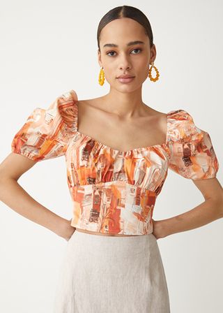 & Other Stories + Puff Sleeve Top