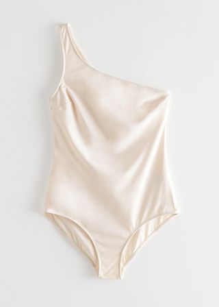 & Other Stories + Asymmetric Shoulder Swimsuit