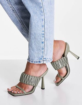 Asos Design + Niamh Toe Loop Heeled Sandals