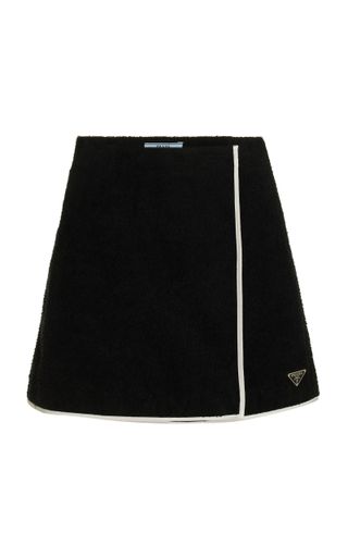 Prada + Cotton Terry Mini Skirt
