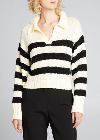 Ciao Lucia + Venezia Striped Pullover Sweater
