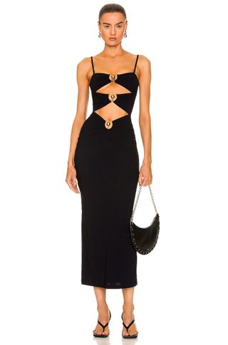 Christopher Esber + Pierced Orbit Column Dress