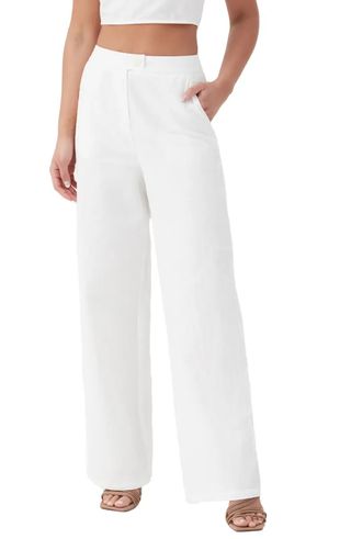 4th & Reckless + Suzanne High Waist Wide Leg Trousers