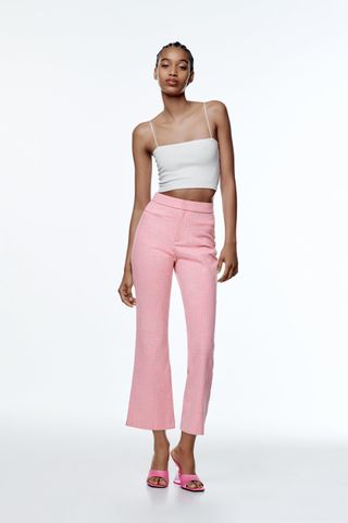 Zara + Mini Flare Trousers