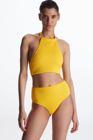 Cos + Halterneck Bikini Top