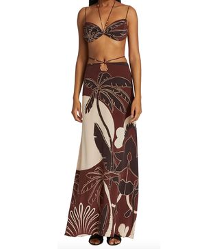 Johanna Ortiz + Lazy Days Maxi Skirt 
Bra Set