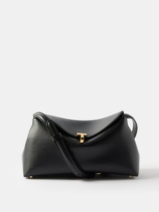 Toteme + Toteme Small Leather Cross-Body Bag