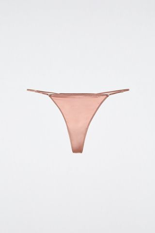 Zara + Silk Thong