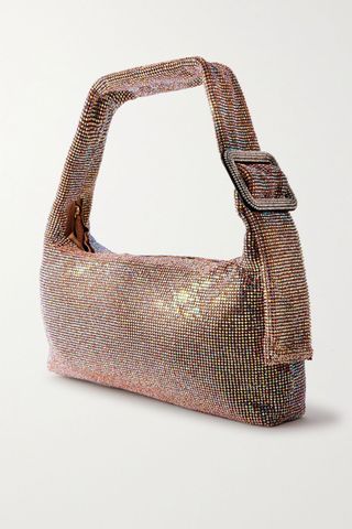 Benedetta Bruzziches + Pina Bausch Crystal-Embellished Satin Shoulder Bag