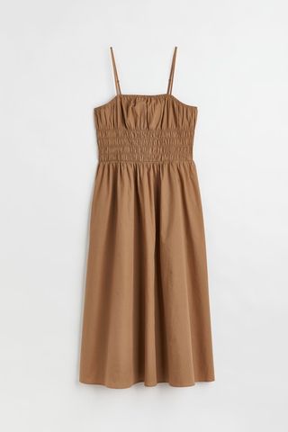 H&M + Smocked-Waist Dress
